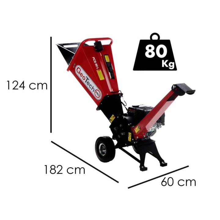 GeoTech Pro PCS 50 L -biocippuri, Loncin 6,5 HP, 50 mm