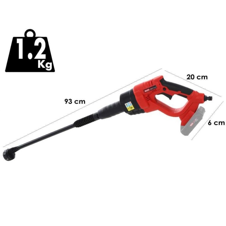 Valex M-LI18 akkukäyttöinen painepesuripistooli, 18 V, 22 bar, ilman akkua ja laturia