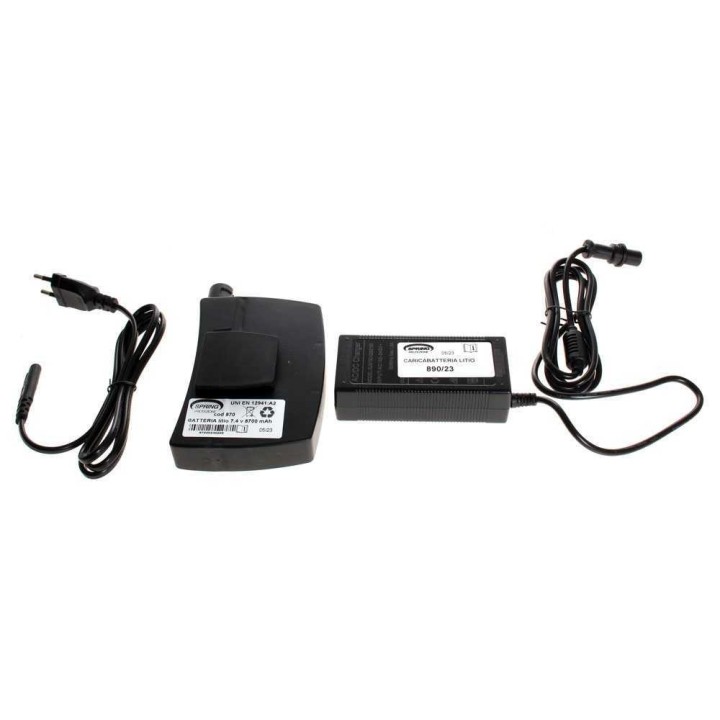 DN01 Multifilter Super ventiloitu suojakypärä, 7,4 V akku, 3 suodatinta