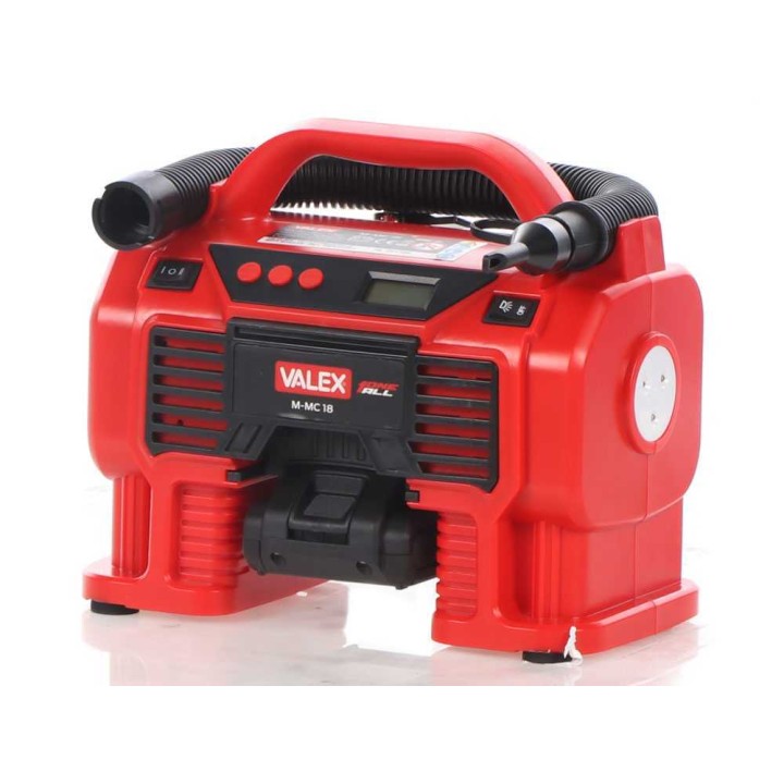VALEX M-MC18 akkukompressori, 18 V, 2 Ah, 11 bar