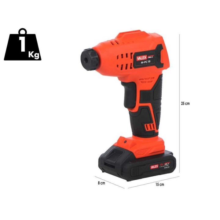 Valex M-PC18 akkukompressori, 18 V, 7 bar, ilman akkua ja laturia