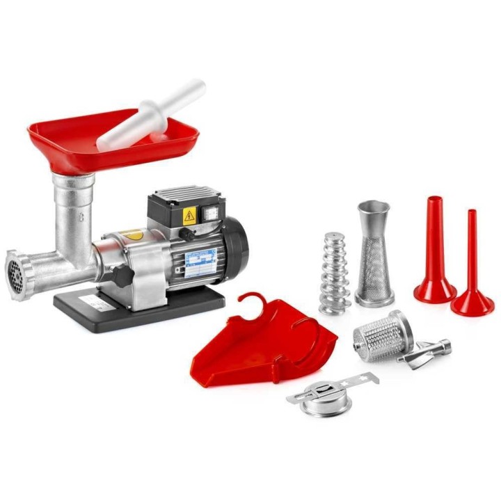 Tre Spade TC-8 COMBY sähköinen lihamylly, 300 W, nro 8, lisävarusteet