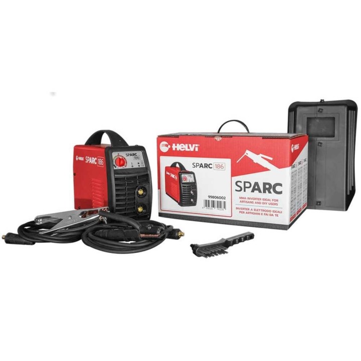 Helvi Sparc 186 MMA-invertterihitsauskone, 10–160 A, 230 V, 140 elektrodia