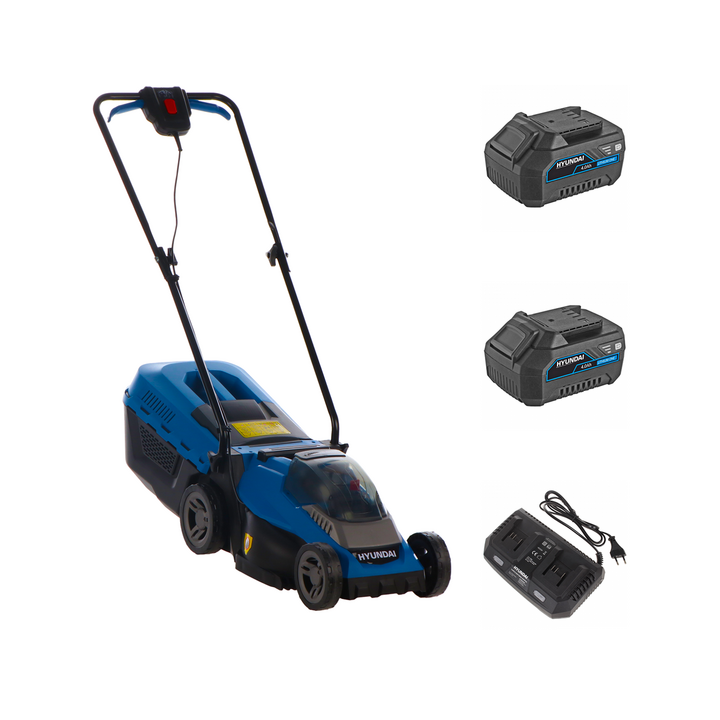 Hyundai ZE33 D40 akkuruohonleikkuri 40 V 33 cm silppuava toiminto
