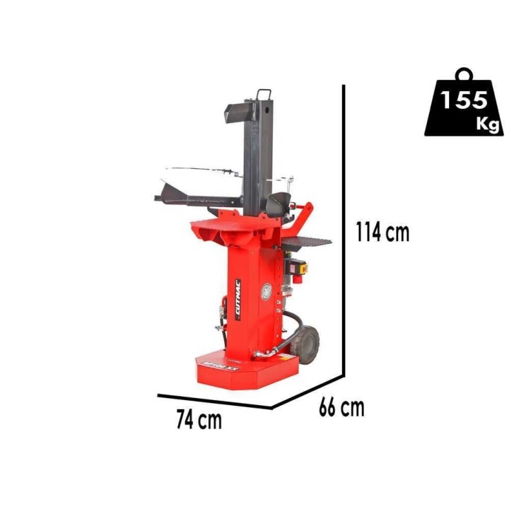 Docma SF100 Rapid 380/4 XX pystymallinen halkaisukone, 4 HP, 400 V