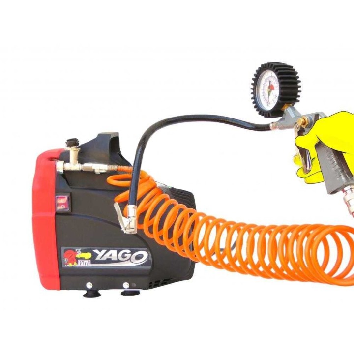 Fini Yago 1850 öljytön kannettava kompressori, 1,5 HP, 230 V