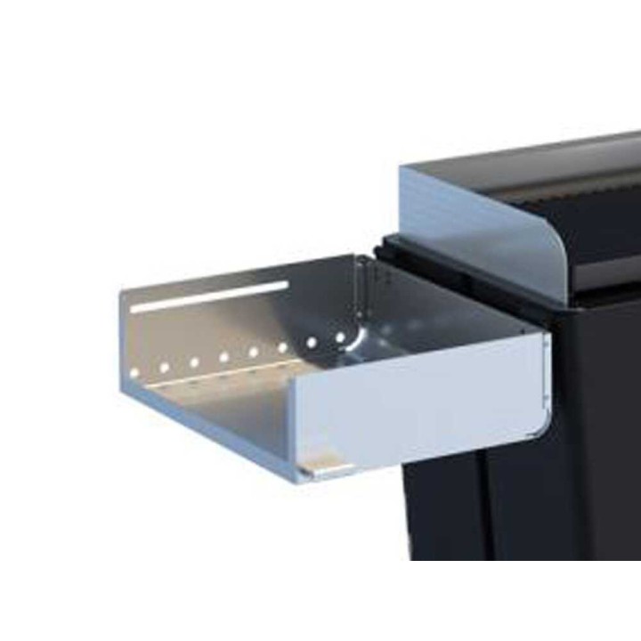 Linea VZ Party nero pellettigrilli, 60 × 38 cm, pyörillä