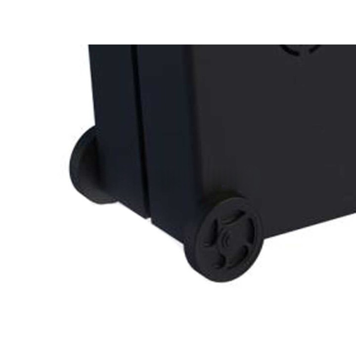 Linea VZ Party nero pellettigrilli, 60 × 38 cm, pyörillä