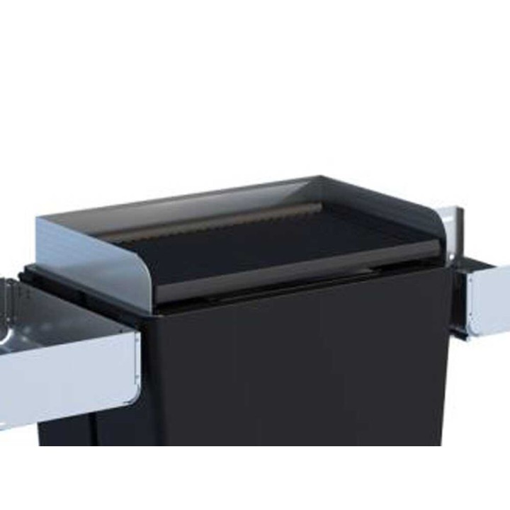 Linea VZ Party nero pellettigrilli, 60 × 38 cm, pyörillä
