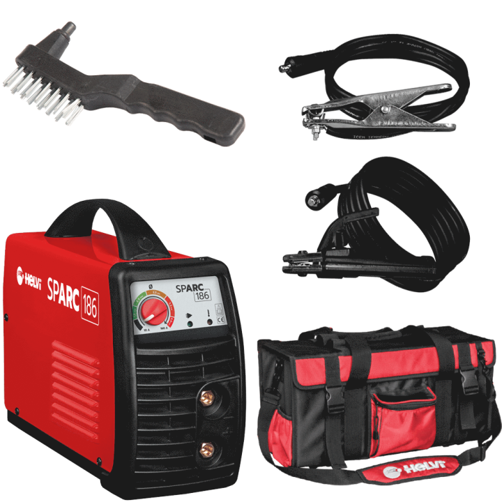 Helvi Sparc 186 MMA invertterihitsauslaite 10 160 A 230 V kantolaukku