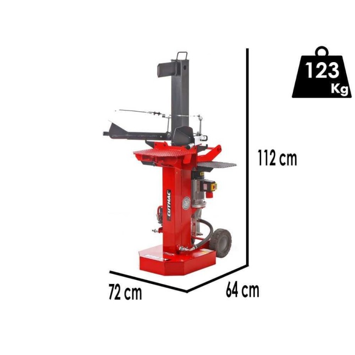 Docma SF80 Rapid 380/4 XX pystymallinen halkaisukone, 4 HP, 400 V, 8 t