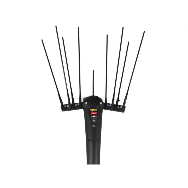 Brumi Etna 12V sähköinen oliivinkorjuukampa, alumiinivarsi 235–320 cm, 370 W