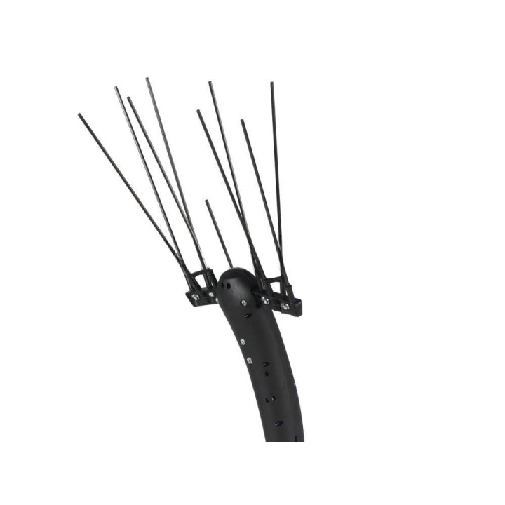 Brumi Etna 12V sähköinen oliivinkorjuukampa, alumiinivarsi 235–320 cm, 370 W