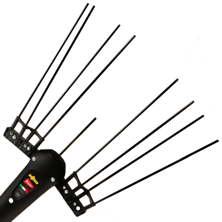 Brumi Etna 12V oliivinkorjuukampa 370 W teleskooppivarsi 235 320 cm