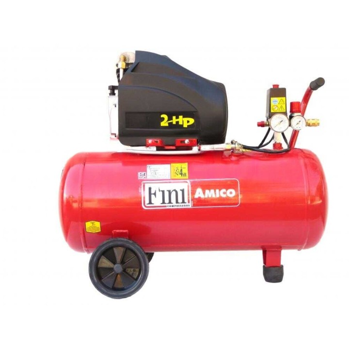 Fini Amico 50 SF 2500 sähkökompressori, 2 HP, 50 l, 8 bar
