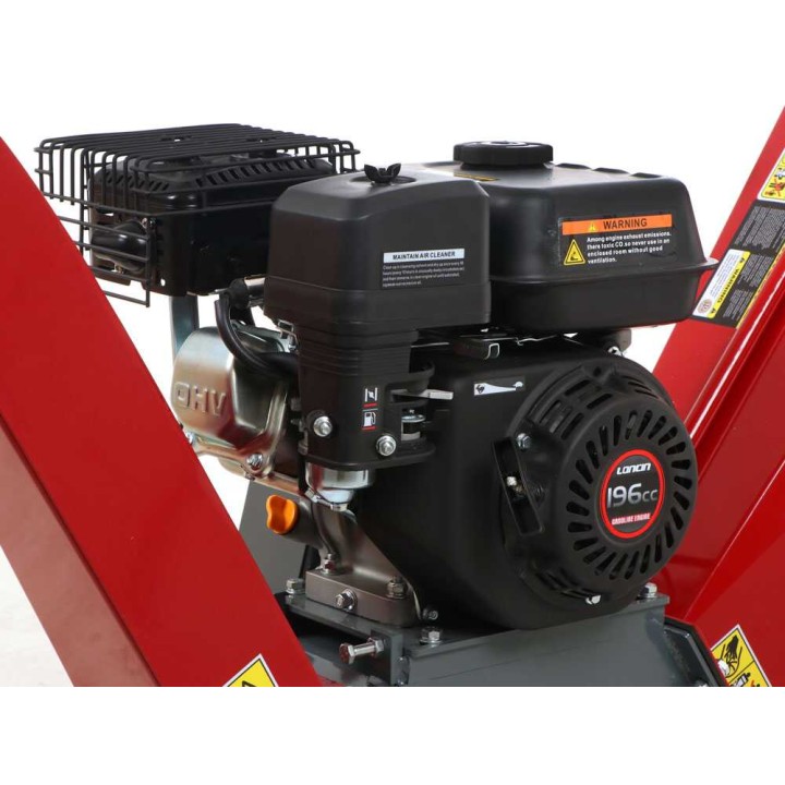Blue Bird SHL 1000 biotrituratori, Loncin V200F 196 cm³, 6,5 HP, 65 mm