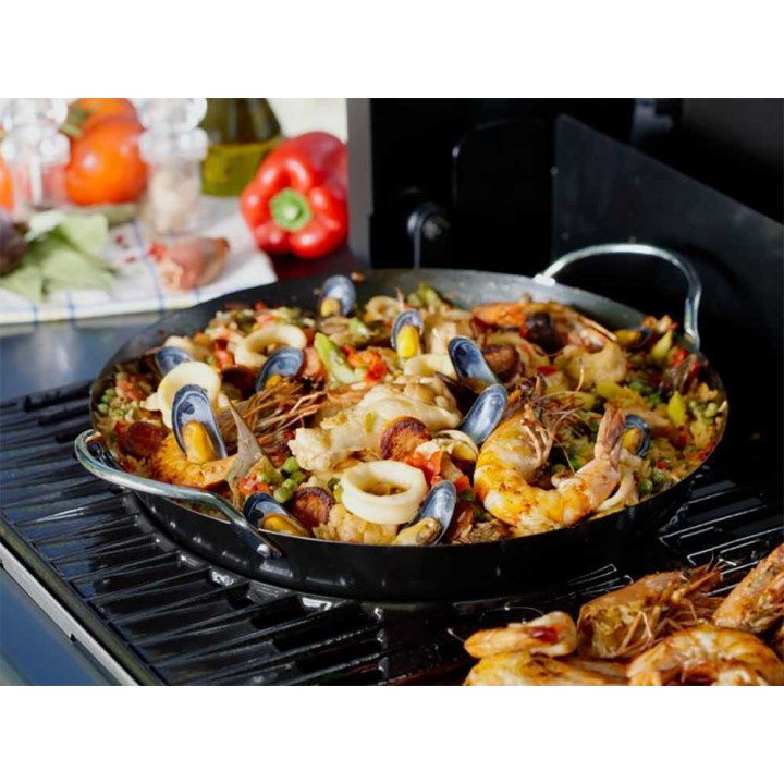 Campingaz Culinary Modular -paellapannu, ruostumaton teräs, 35 × 35 × 5 cm