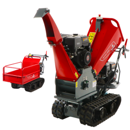 Blue Bird 310 SHL 1200 telaketjuvetoinen biotrituraja Loncin G420F 15 HP
