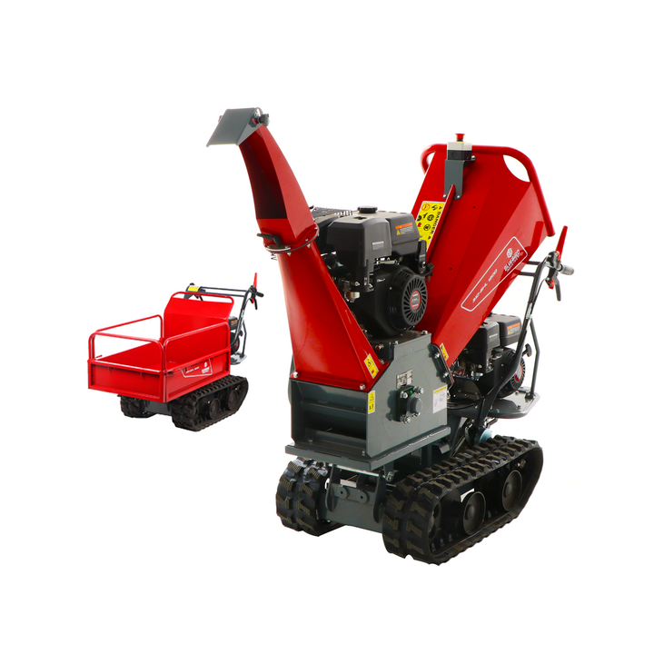 Blue Bird 310 SHL 1200 telaketjuvetoinen biotrituraja Loncin G420F 15 HP