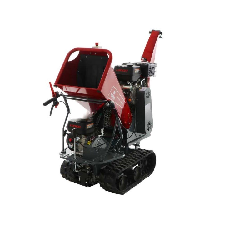 Blue Bird 310-SHL 1200 telaketjuvetoinen biotrituraja, Loncin G420F, 15 HP