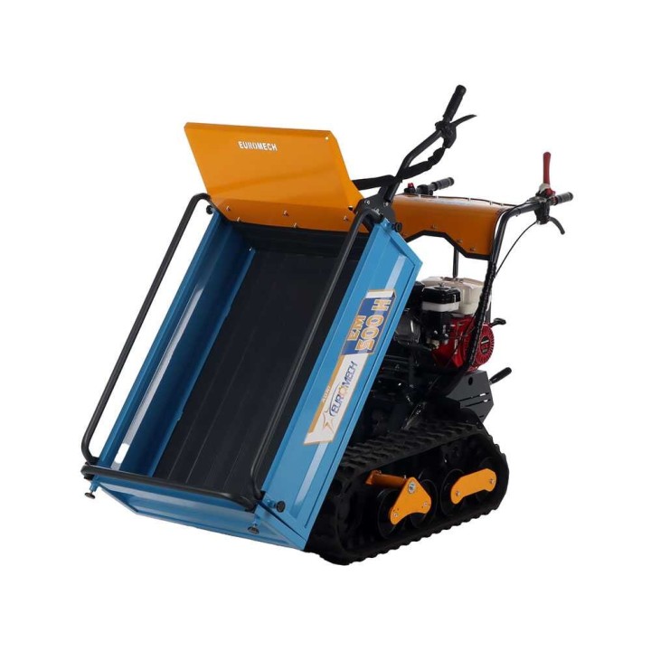 EuroMech EM500H-Agri telaketjuvetoinen moottorikärry, 500 kg, Honda GX 200