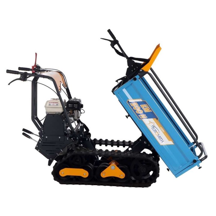 EuroMech EM500H-Agri telaketjuvetoinen moottorikärry, 500 kg, Honda GX 200