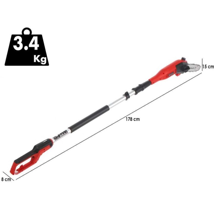 Einhell GC-EC 7520 T sähköoksasaha, 750 W, teleskooppivarsi, 20 cm