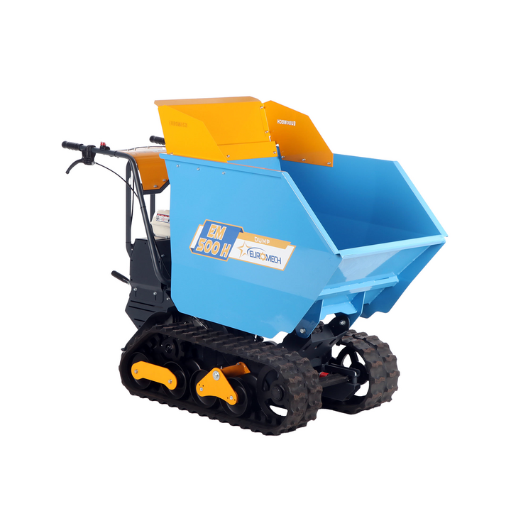 EuroMech EM500H Dumper telaketjukuljetin Honda GX200 500 kg