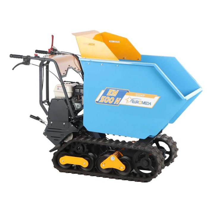 EuroMech EM500H-Dumper telaketjukuljetin, Honda GX200, 500 kg
