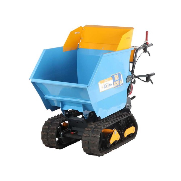 EuroMech EM500H-Dumper telaketjukuljetin, Honda GX200, 500 kg
