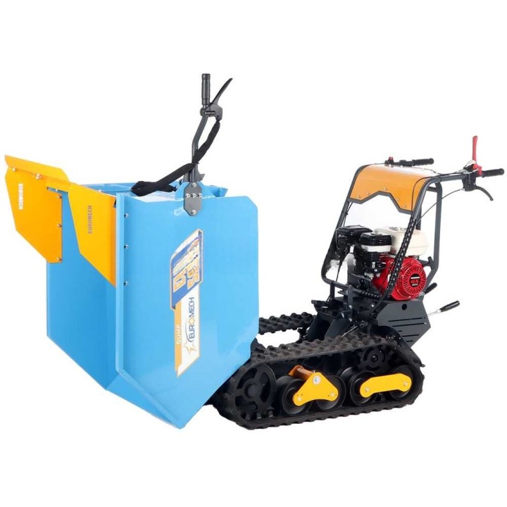 EuroMech EM500H-Dumper telaketjukuljetin, Honda GX200, 500 kg