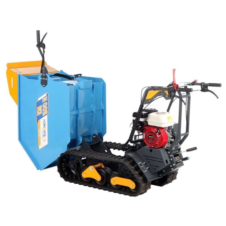 EuroMech EM500H-Dumper telaketjukuljetin, Honda GX200, 500 kg