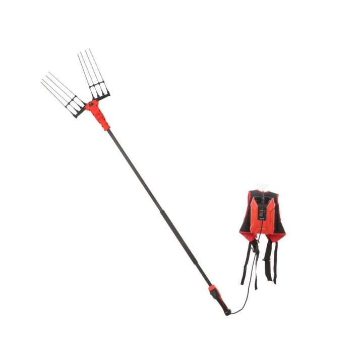 Blue Bird Olimpo 23-56 -oliivinkerääjä, 50,4 V, 18 Ah, 240 cm hiilikuituvarsi
