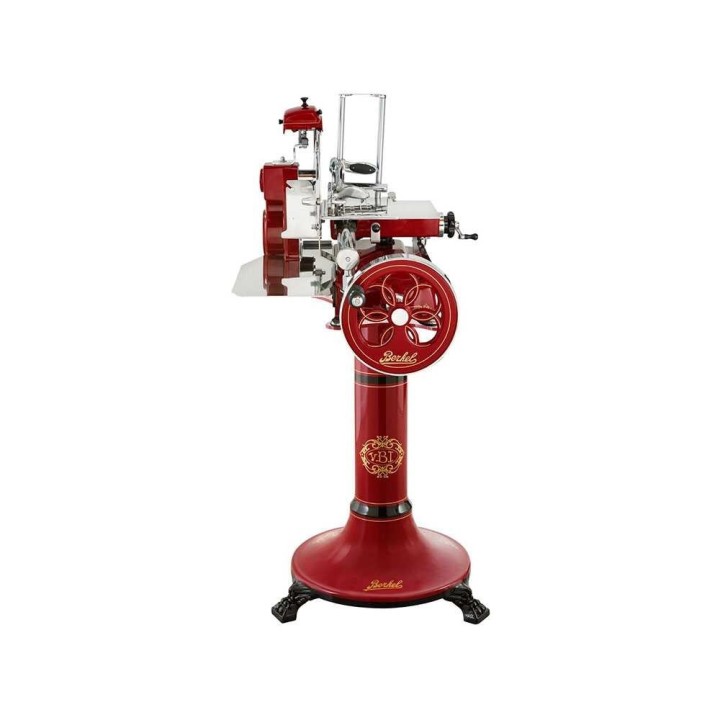 Berkel Tribute Rosso vauhtipyöräkäyttöinen siivutuskone, 300 mm, jalustalla