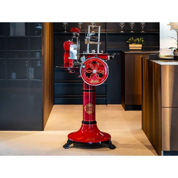 Berkel Tribute Rosso vauhtipyöräkäyttöinen siivutuskone, 300 mm, jalustalla