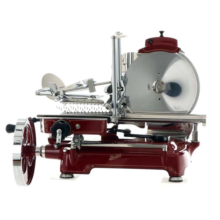 Berkel Tribute Rosso vauhtipyöräkäyttöinen siivutuskone, 300 mm, jalustalla