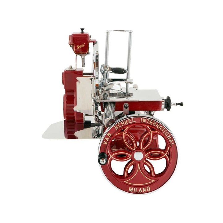 Berkel B114 vauhtipyöräviipalointikone jalustalla, 320 mm, punainen