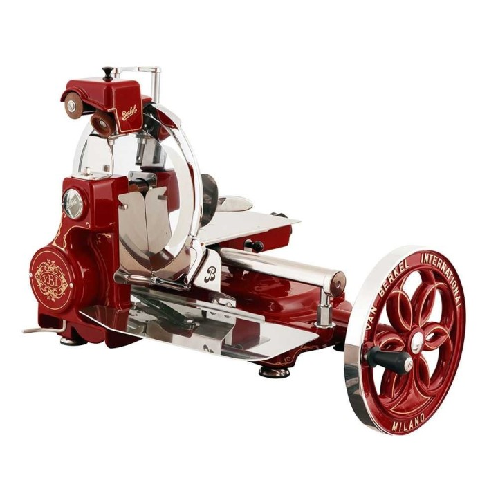 Berkel B114 vauhtipyöräviipalointikone jalustalla, 320 mm, punainen