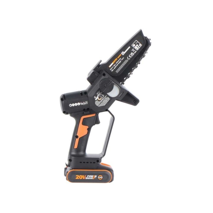Worx Nitro WG325E.9 akkukäyttöinen oksasaha, 20 V, 12 cm, ilman akkua ja laturia