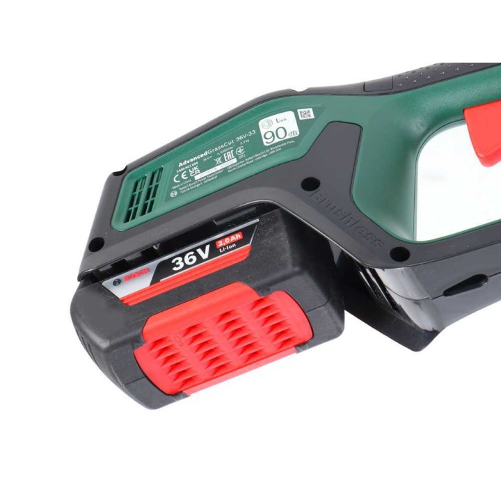 BOSCH AdvancedBrushCut 36V-23-750 akkuraivaussaha, 36 V, ilman akkua ja laturia