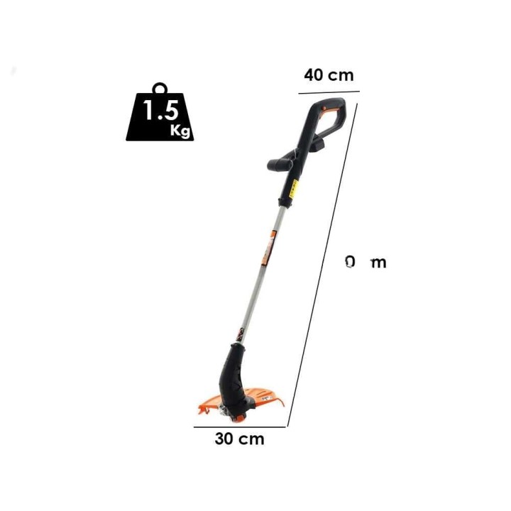 WORX WG927E akkuruohonleikkuri ja reunatrimmeri, 40 V, 2 × 2 Ah