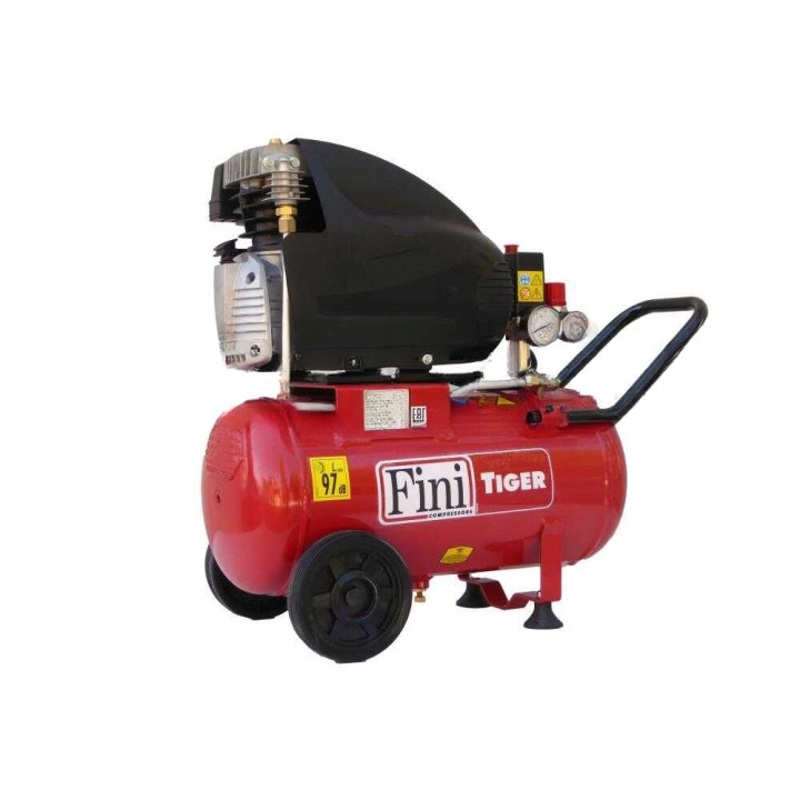Fini Tiger MK 265/24 -kompressori, 2 HP, 24 l, 10 bar