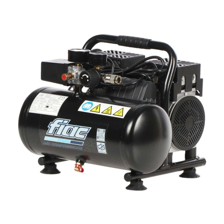 FIAC SUPERSILENT 6/1 öljytön kompressori, 1 HP, 6 l, 8 bar