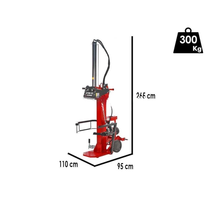 Docma SF180 PTO XX traktorikäyttöinen pystykirves, 18 t, 121 cm