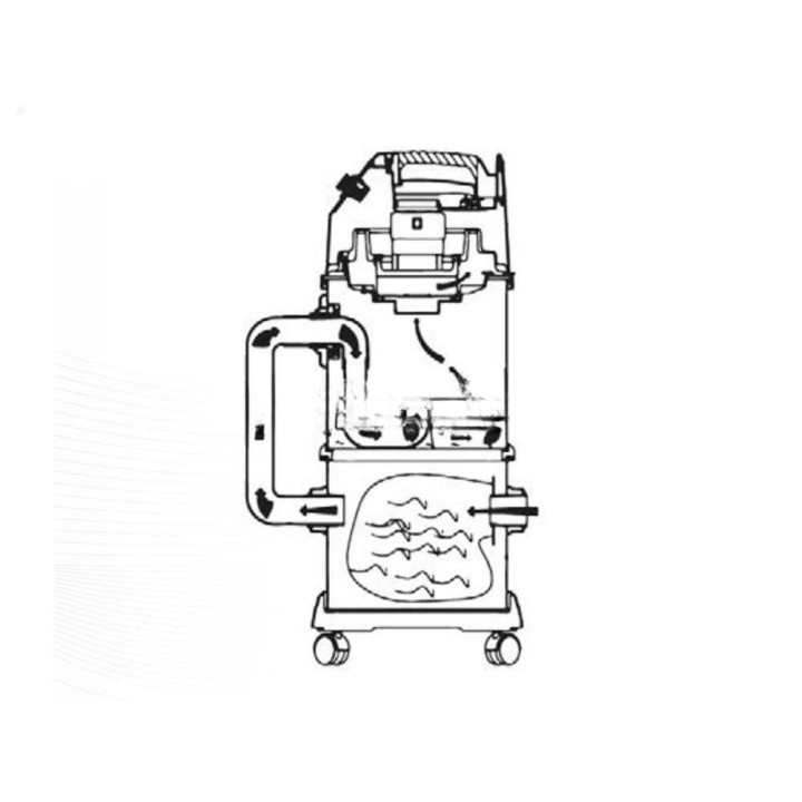 Hyundai JN506-1-1400W märkä-kuivaimuri, 38 l, 1 400 W, 220 V
