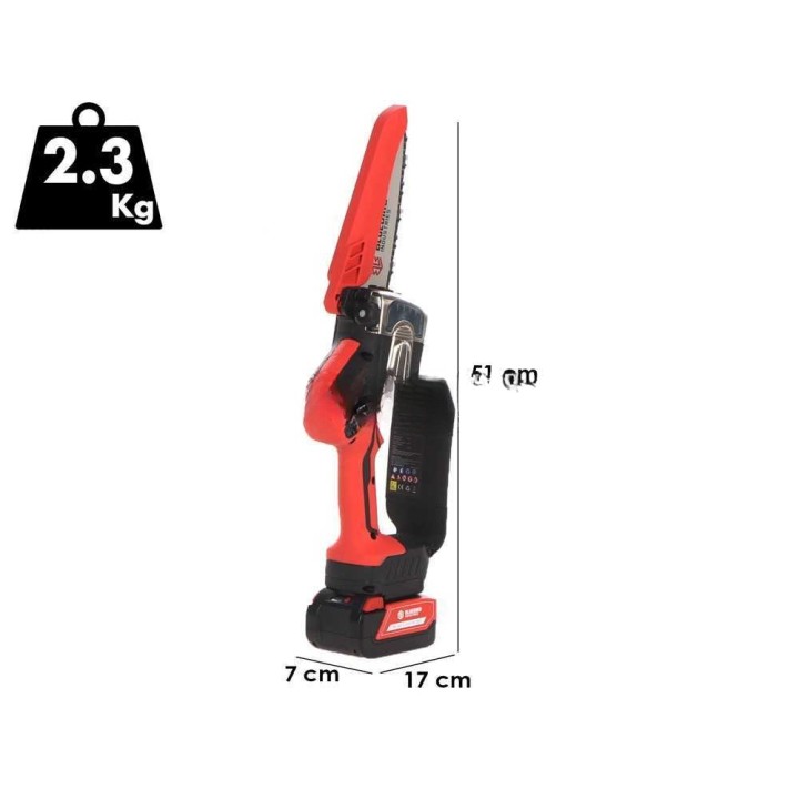 Blue Bird CS 22-07 akkukäyttöinen oksasaha, 650 W, 18 V, 5 Ah