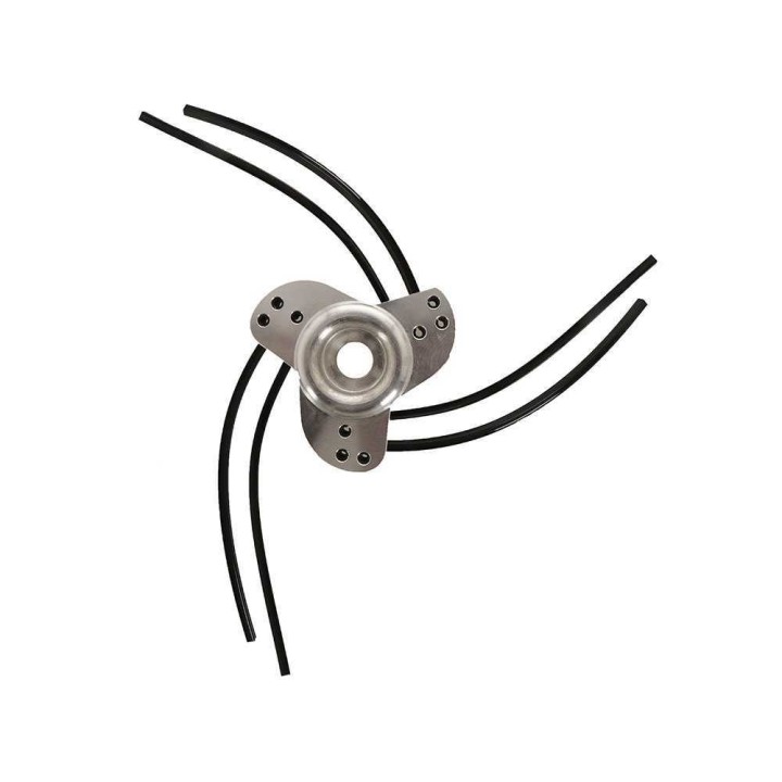 Tripletto yleissiimapää raivaussahoille, alumiinia, 190 g, 3–4 mm siimalle