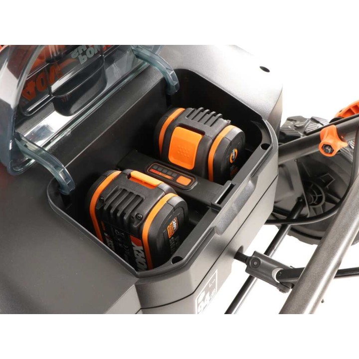 Worx Nitro WG471E akkulumilinko, 40 V, 2 × 4 Ah, 51 cm
