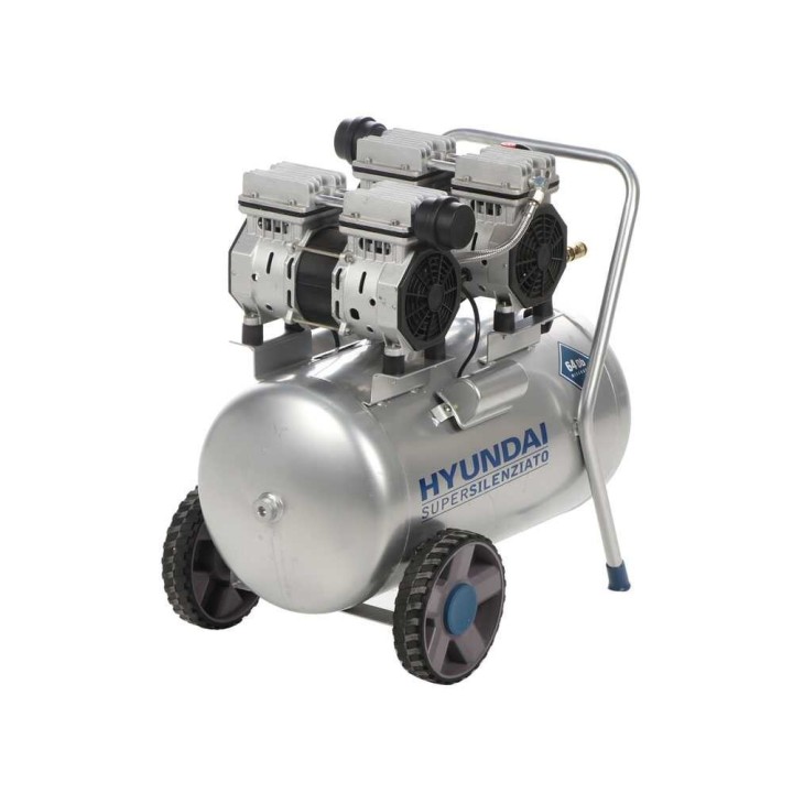 Hyundai KWU750-50 sähkökompressori, öljytön, 3 HP, 50 l, 8 bar