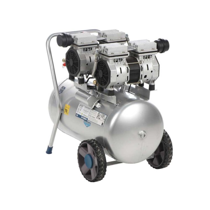 Hyundai KWU750-50 sähkökompressori, öljytön, 3 HP, 50 l, 8 bar